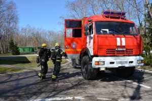 Профилактическое занятие организовали сотрудники ПСО №301. Фото: пресс-служба Управления Департамента ГОЧСиПБ по ТиНАО