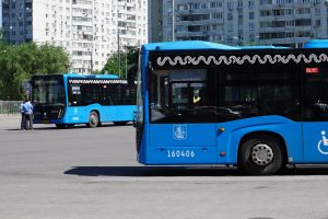 Запуск 220-го электробусного маршрута состоялся в Москве. Фото: Анна Быкова, «Вечерняя Москва»